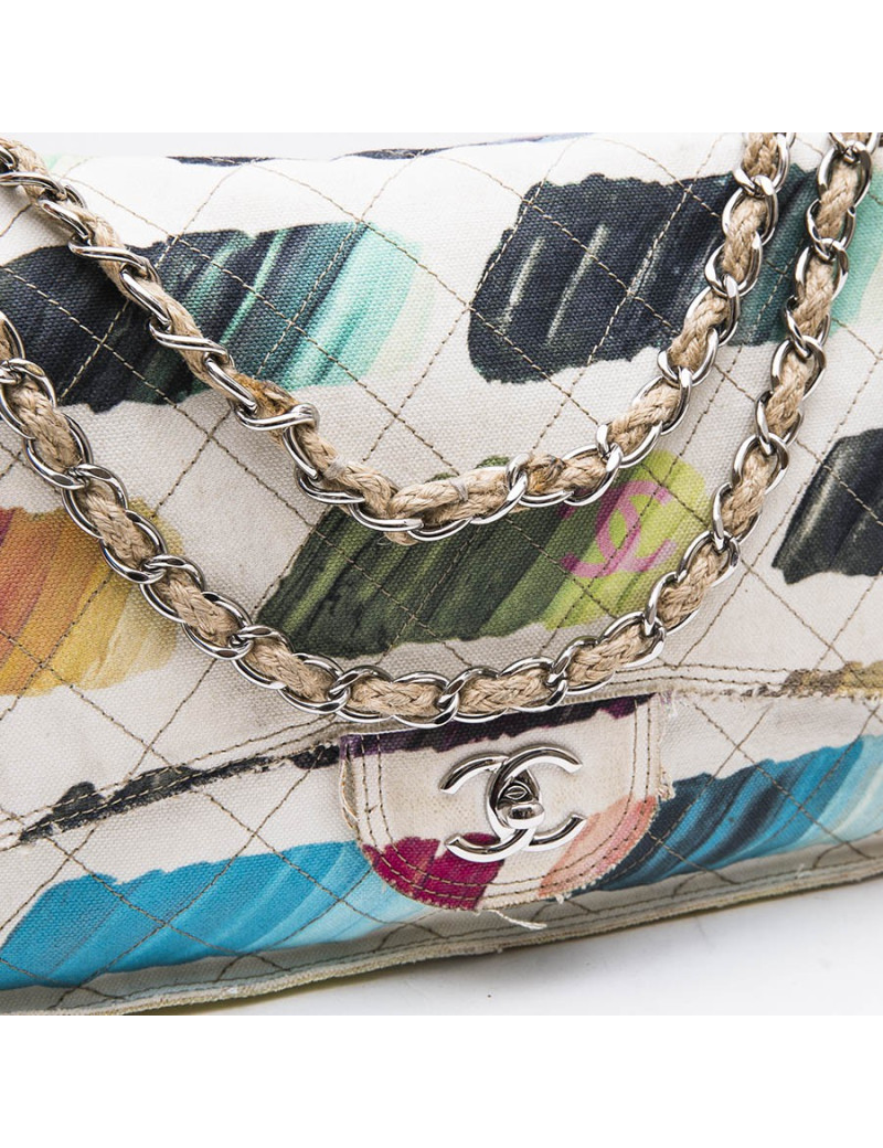 Sac CHANEL en toile graffitis 
