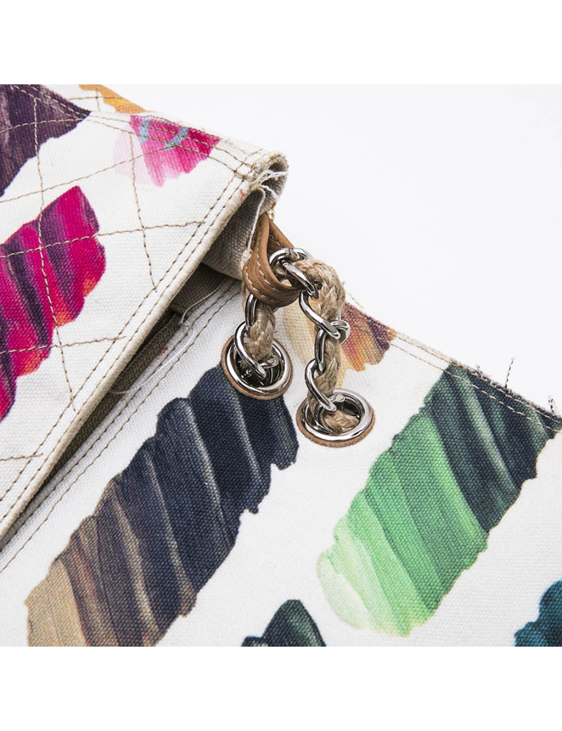 Sac CHANEL en toile graffitis 