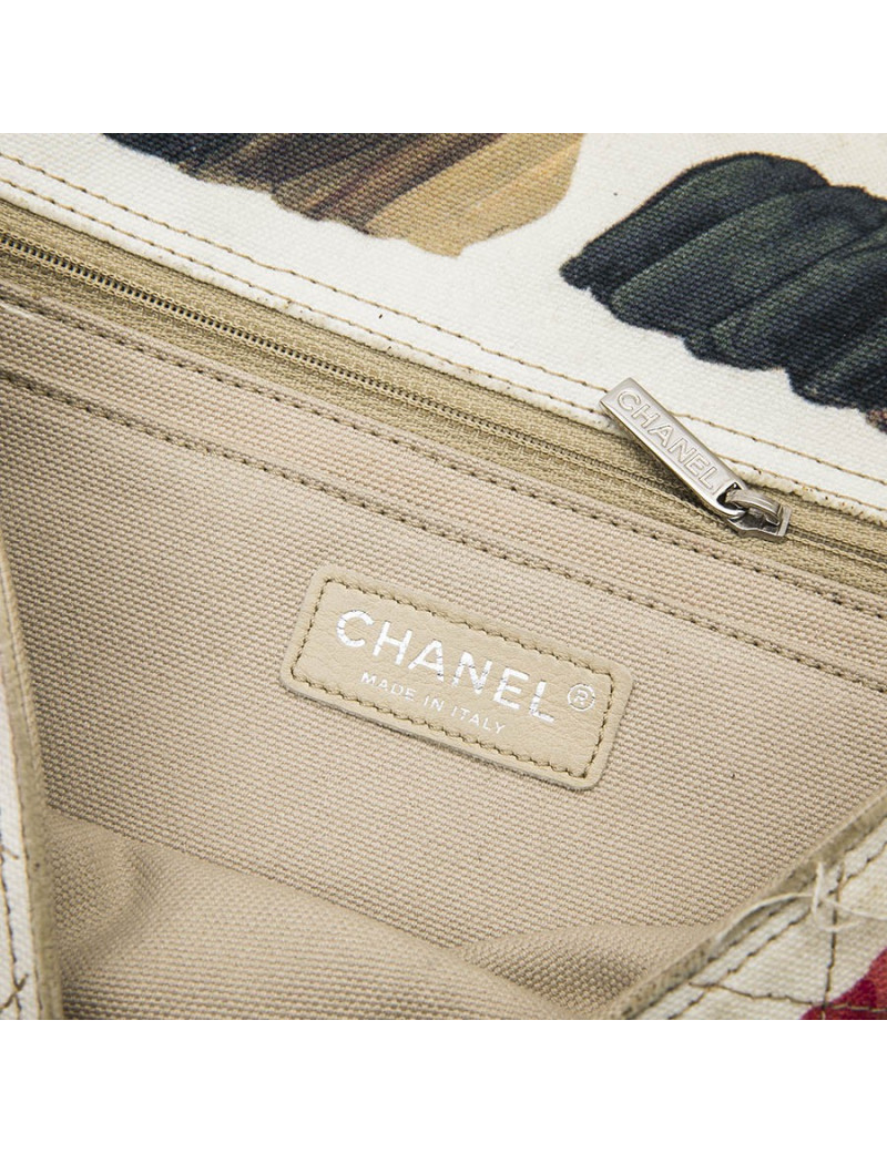 Sac CHANEL en toile graffitis 