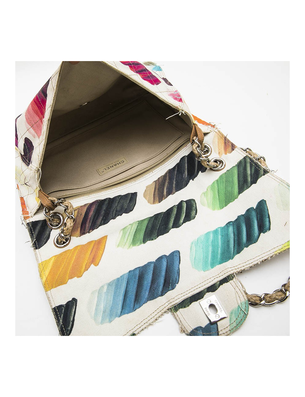 Sac CHANEL en toile graffitis 