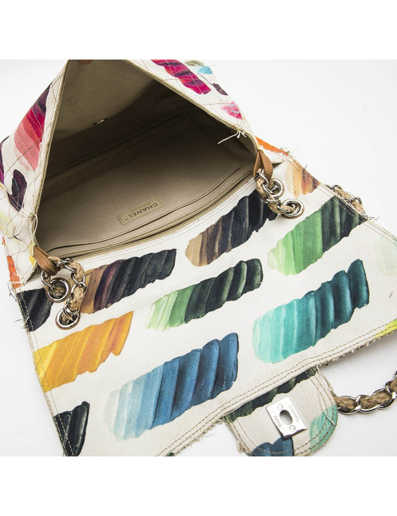 Sac CHANEL en toile graffitis 