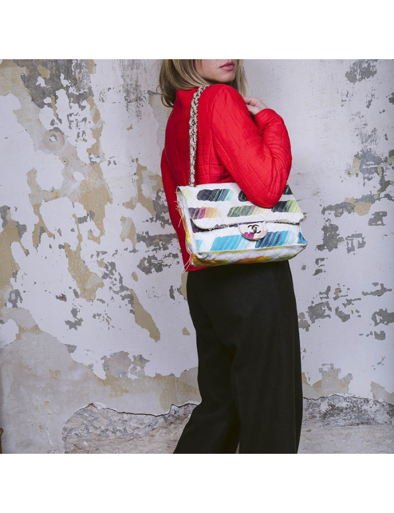 Sac CHANEL en toile graffitis 