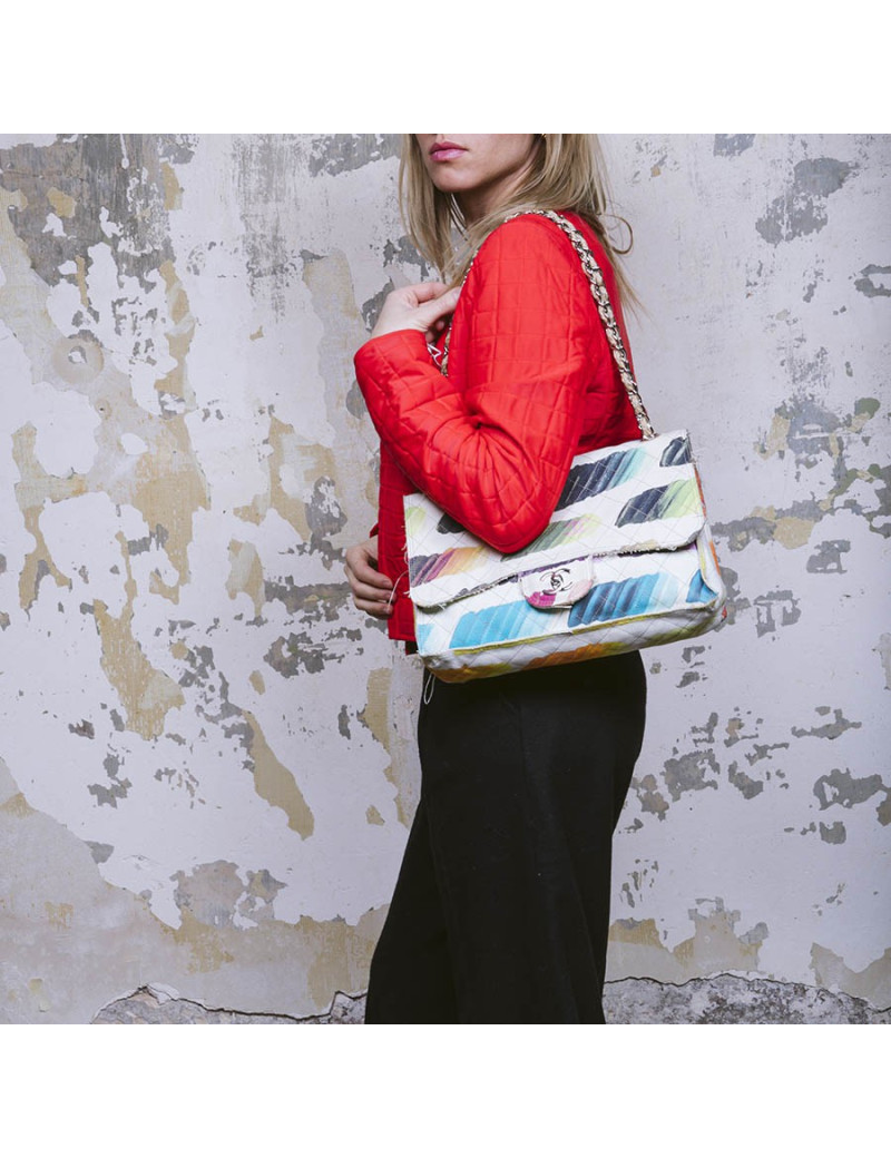 Sac CHANEL en toile graffitis 