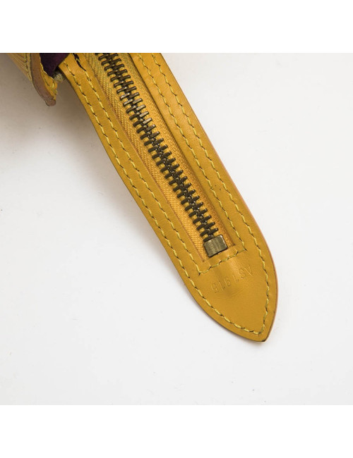 Sac LOUIS VUITTON cuir épi jaune