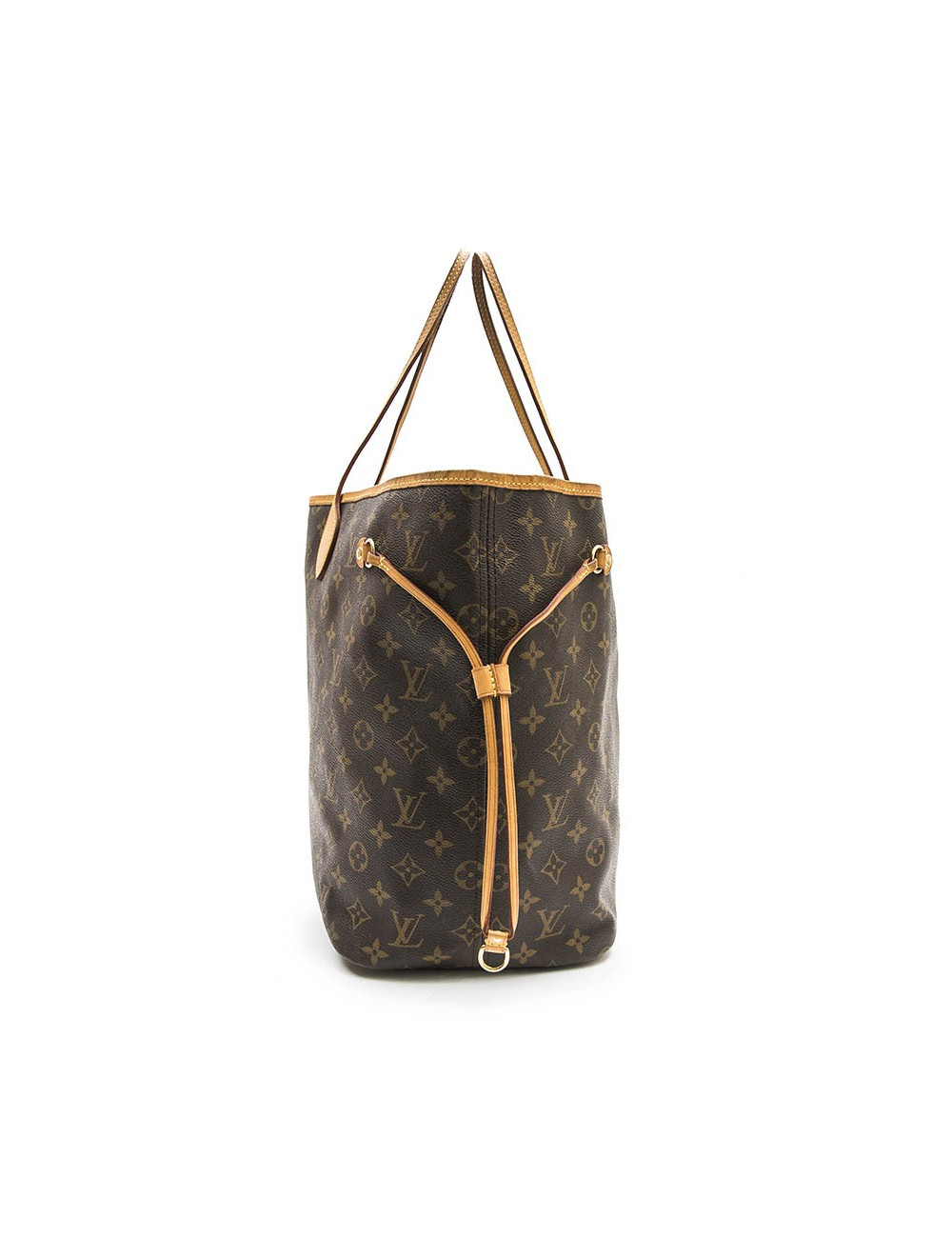 LOUIS VUITTON 'Neverfull' bag in brown monogram canvas