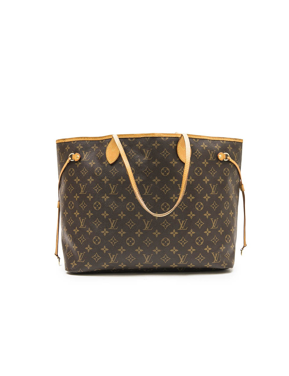 LOUIS VUITTON 'Neverfull' bag in brown monogram canvas