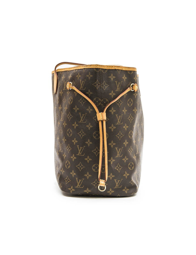 LOUIS VUITTON 'Neverfull' bag in brown monogram canvas