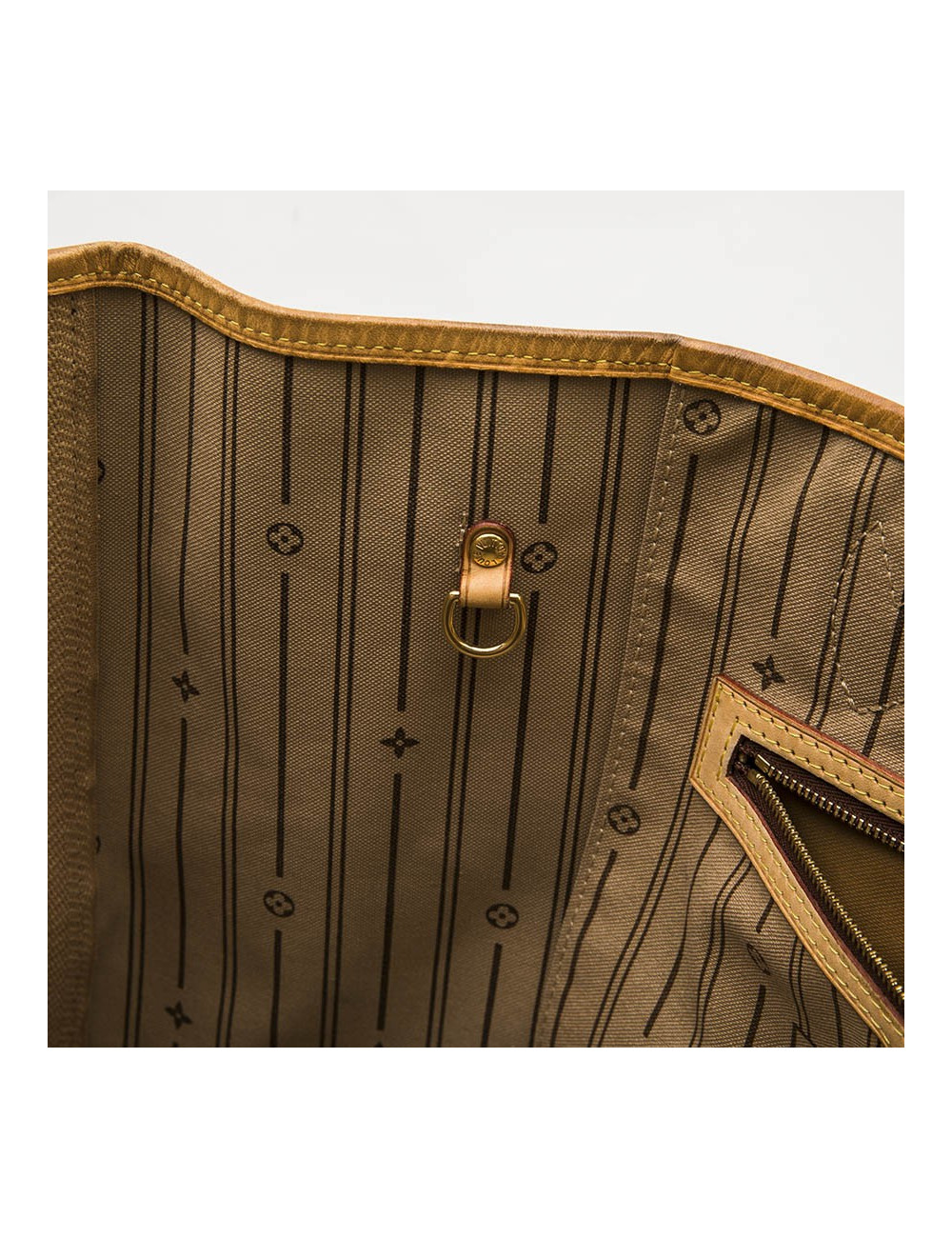 LOUIS VUITTON 'Neverfull' bag in brown monogram canvas