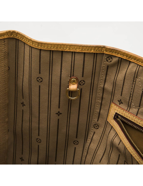 LOUIS VUITTON 'Neverfull' bag in brown monogram canvas