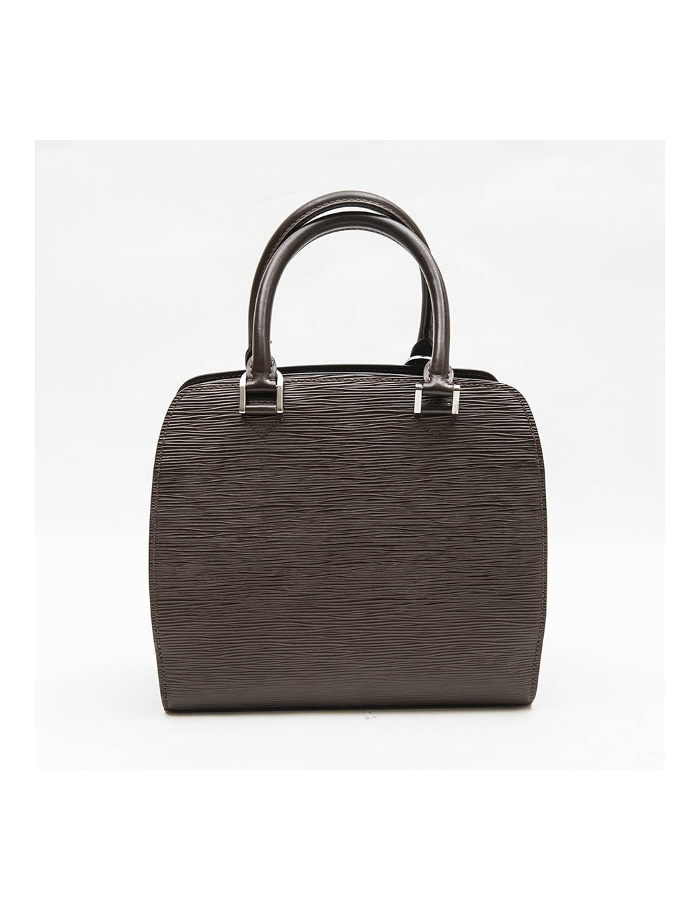 LOUIS VUITTON bag in brown épi leather