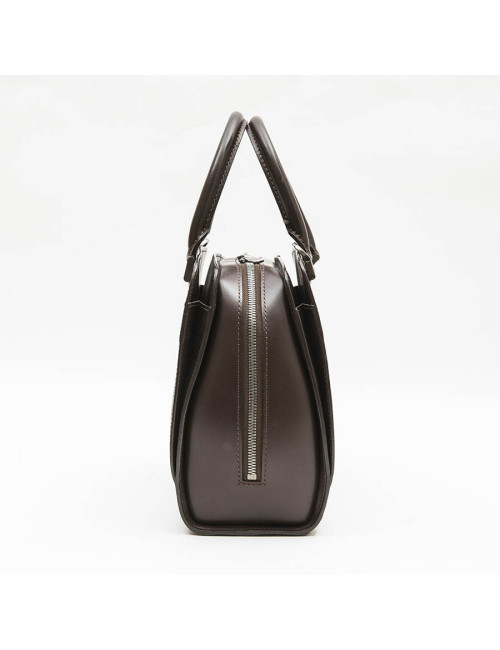 LOUIS VUITTON bag in brown épi leather