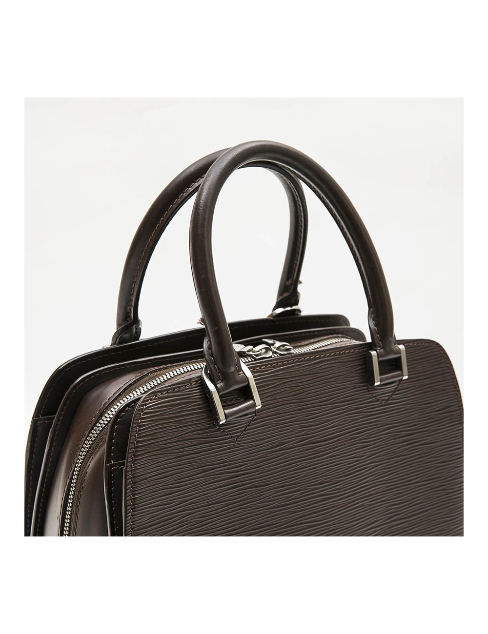 Sac LOUIS VUITTON cuir épi marron
