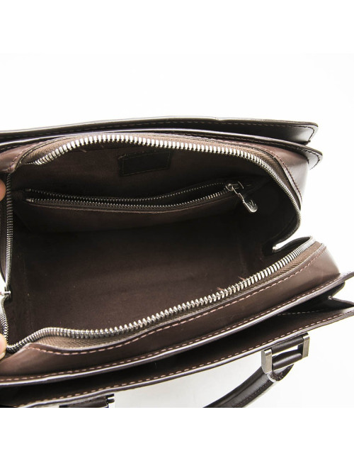 LOUIS VUITTON bag in brown épi leather