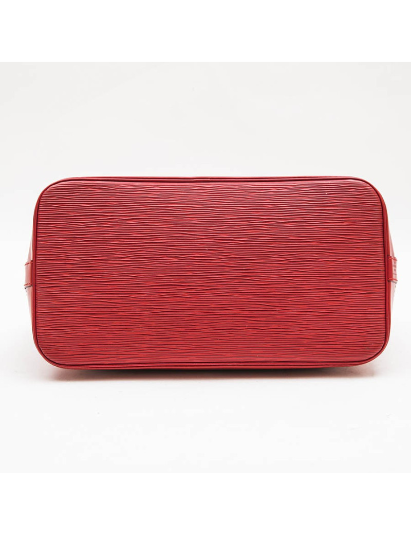 Sac Alma LOUIS VUITTON MM cuir épi rouge