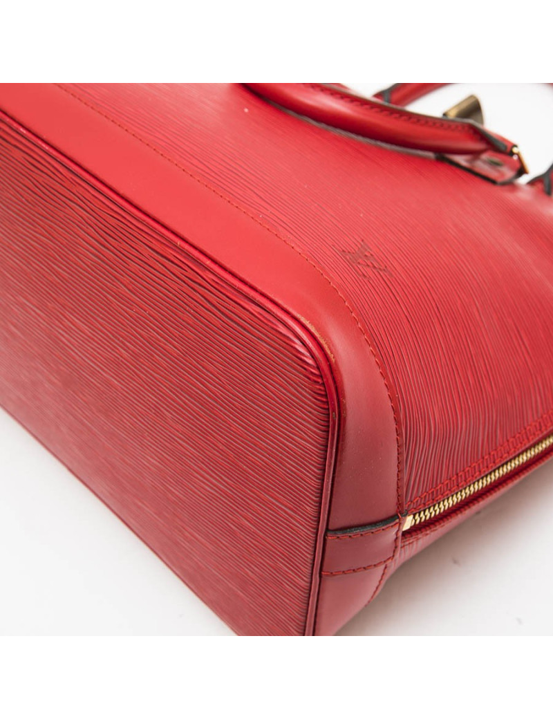 Sac Alma LOUIS VUITTON MM cuir épi rouge