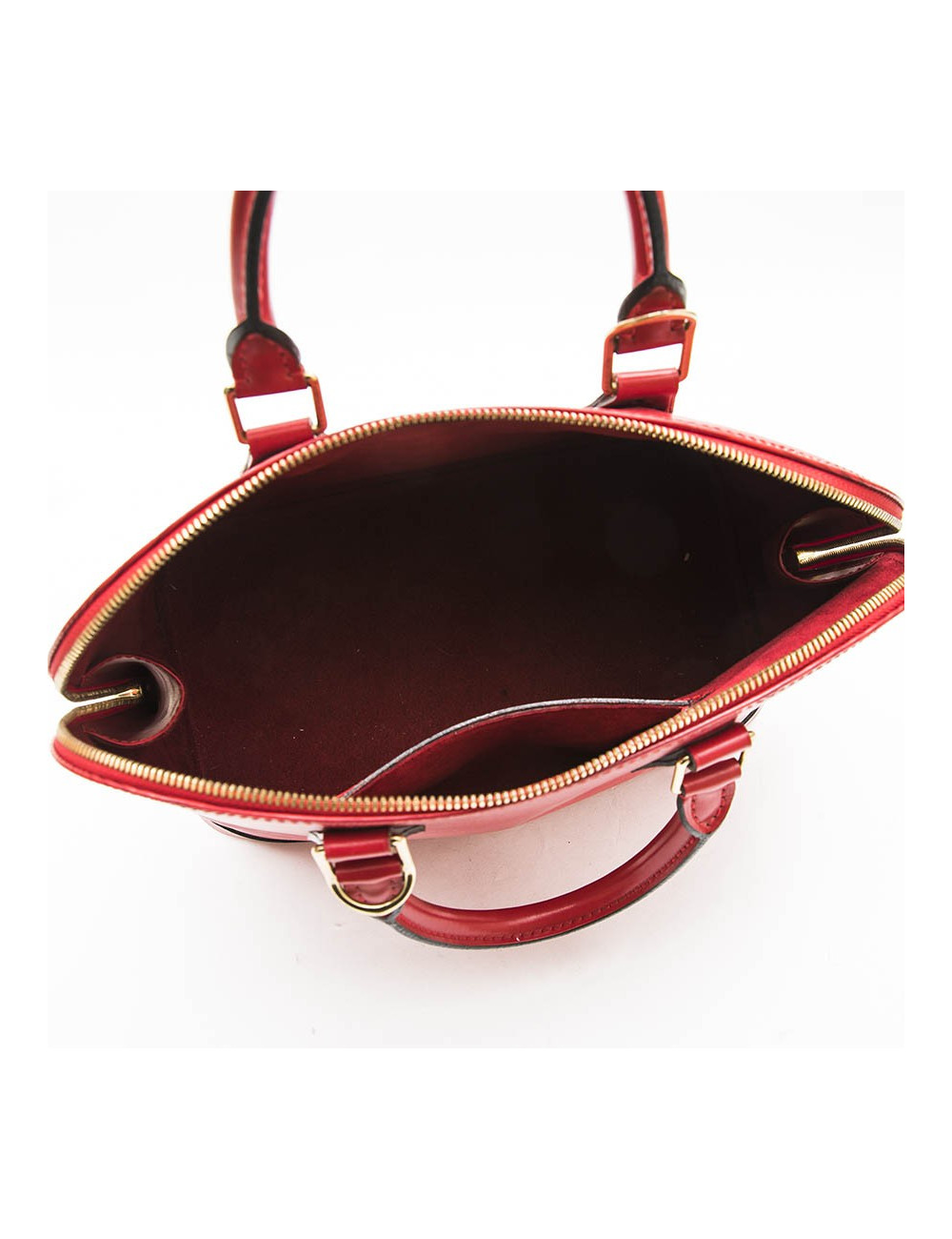 Sac Alma LOUIS VUITTON MM cuir épi rouge