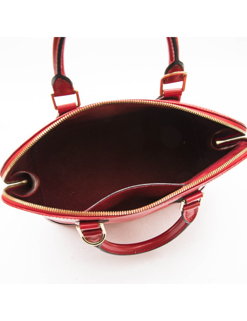 Sac Alma LOUIS VUITTON MM cuir épi rouge