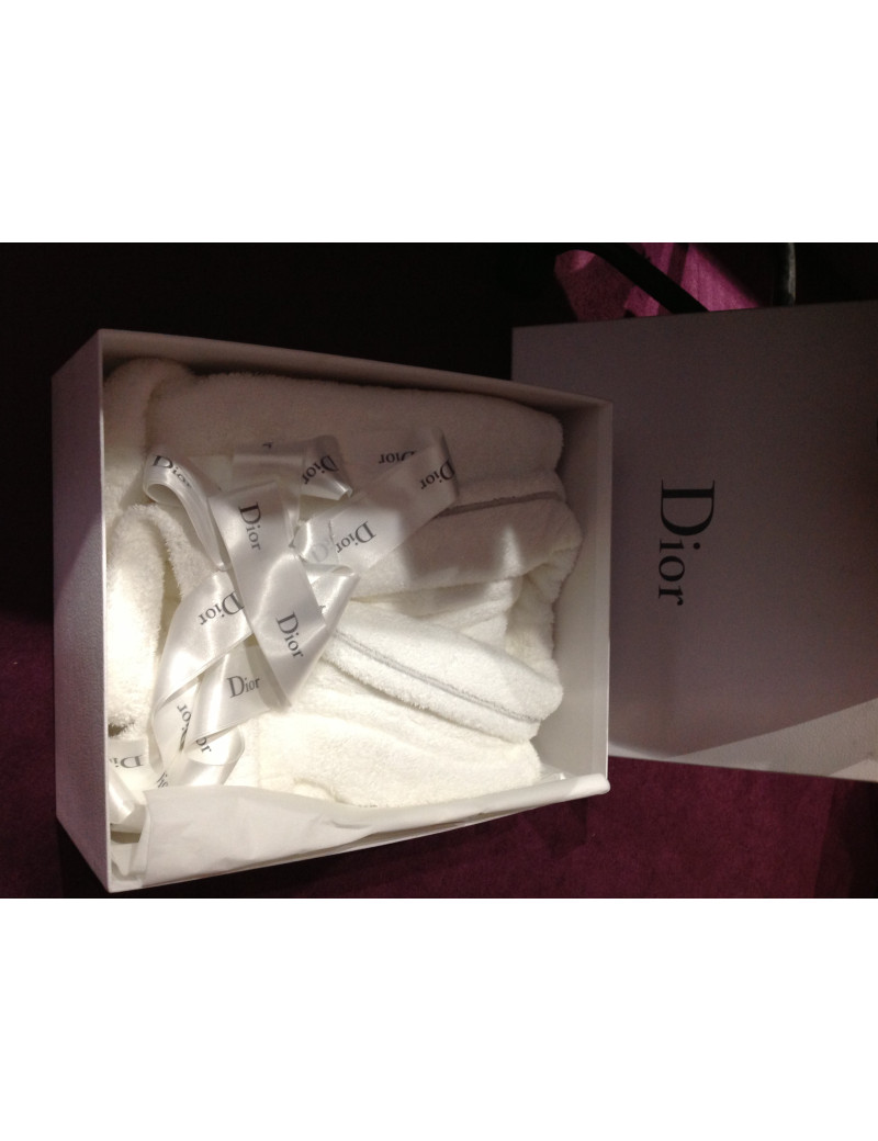 Sortie de bain CHRISTIAN DIOR blanche