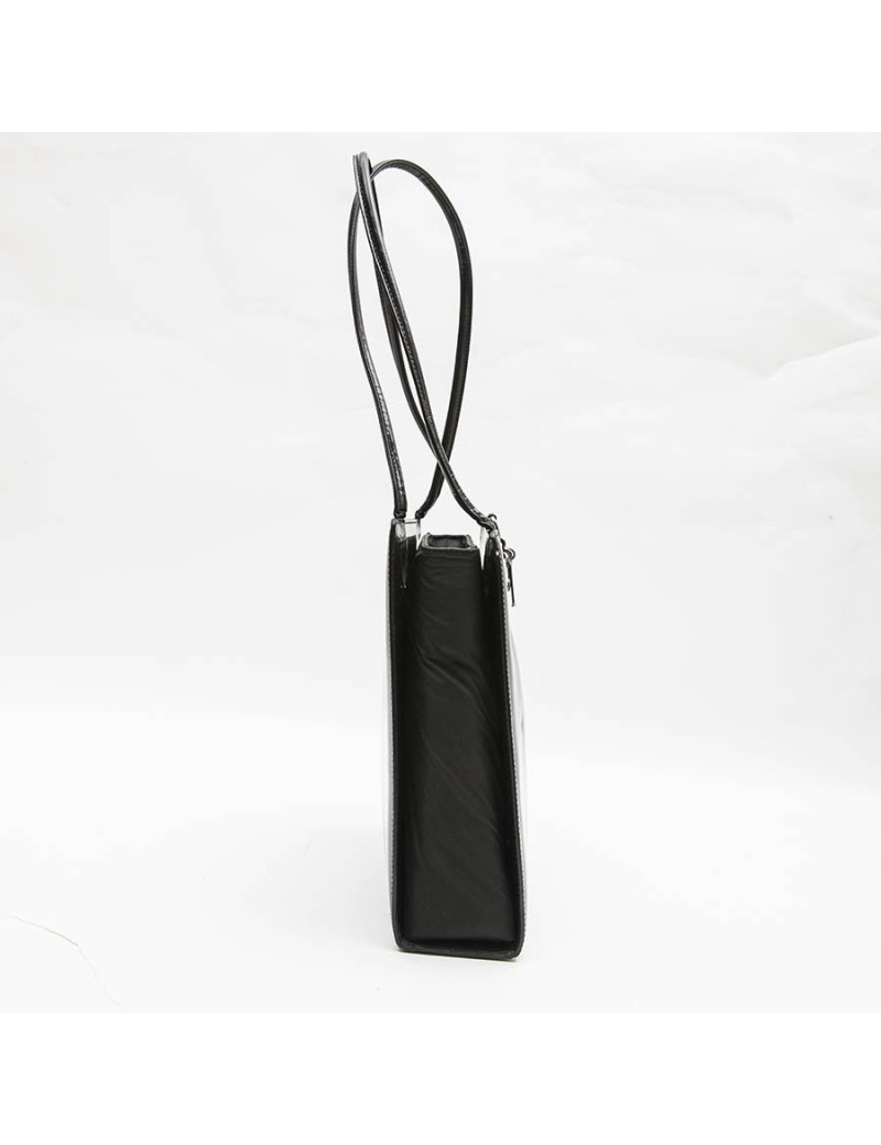 Sac CHRISTIAN DIOR cuir verni marron