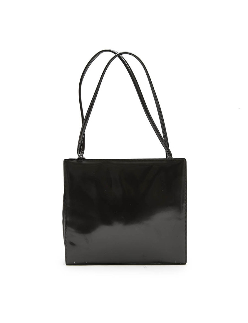 CHRISTIAN DIOR Lady D bag in brown patent leather