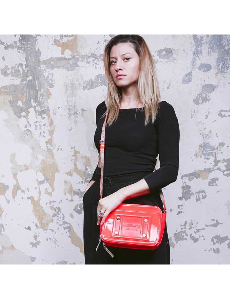 Sac VERSACE en cuir fluo