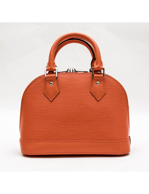 LOUIS VUITTON mini 'Alma' BB in Coral épi leather