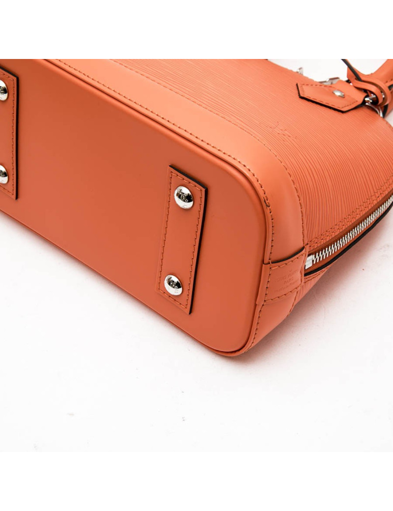 LOUIS VUITTON mini 'Alma' BB in Coral épi leather