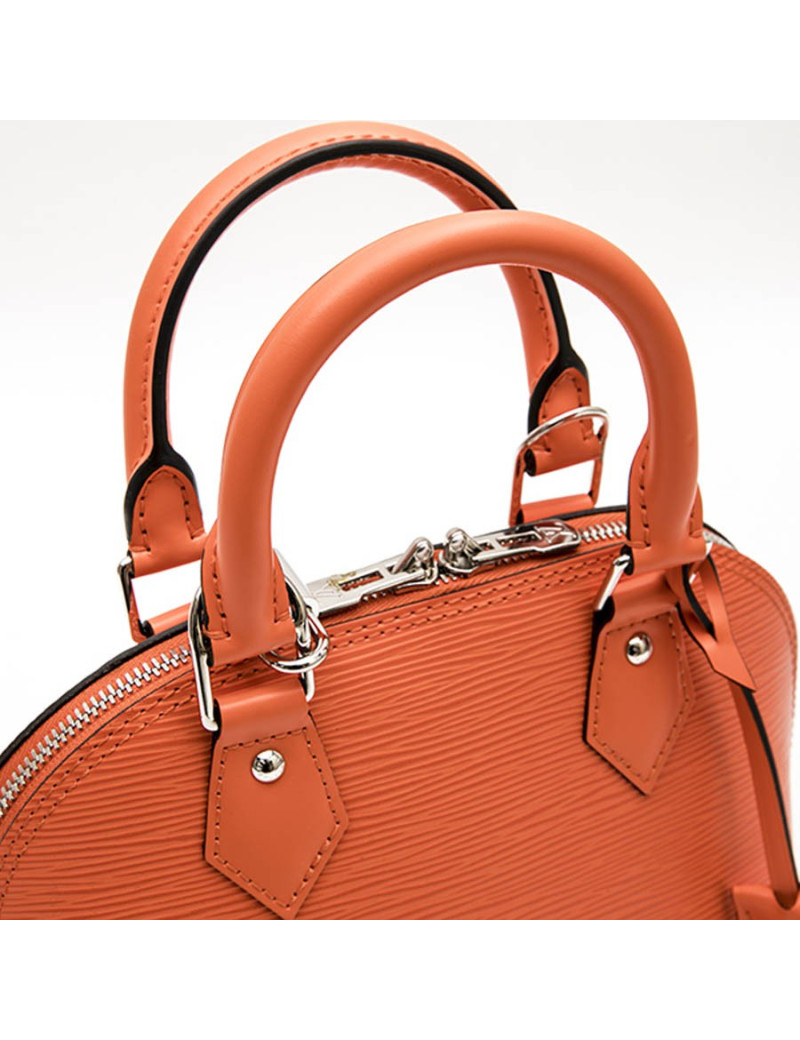 LOUIS VUITTON mini 'Alma' BB in Coral épi leather