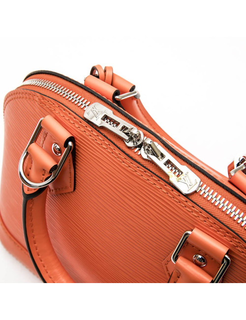 LOUIS VUITTON mini 'Alma' BB in Coral épi leather