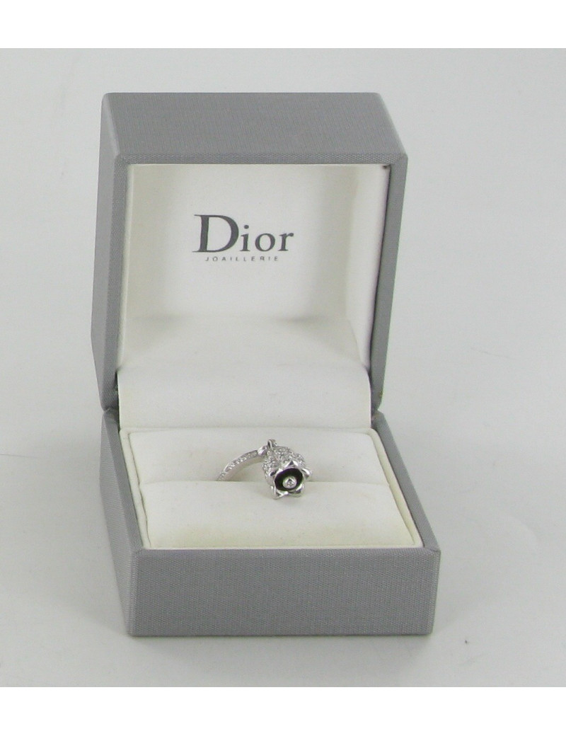Bague "Muguet" Dior en or blanc