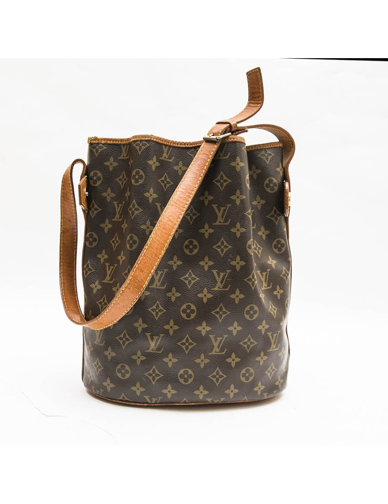 Sac seau LOUIS VUITTON toile monogram vintage