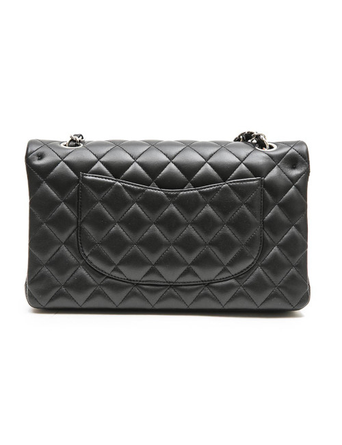 Sac CHANEL Timeless en cuir d'agneau matelassé noir
