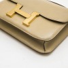 HERMES vintage 'Constance' bag in sand box leather