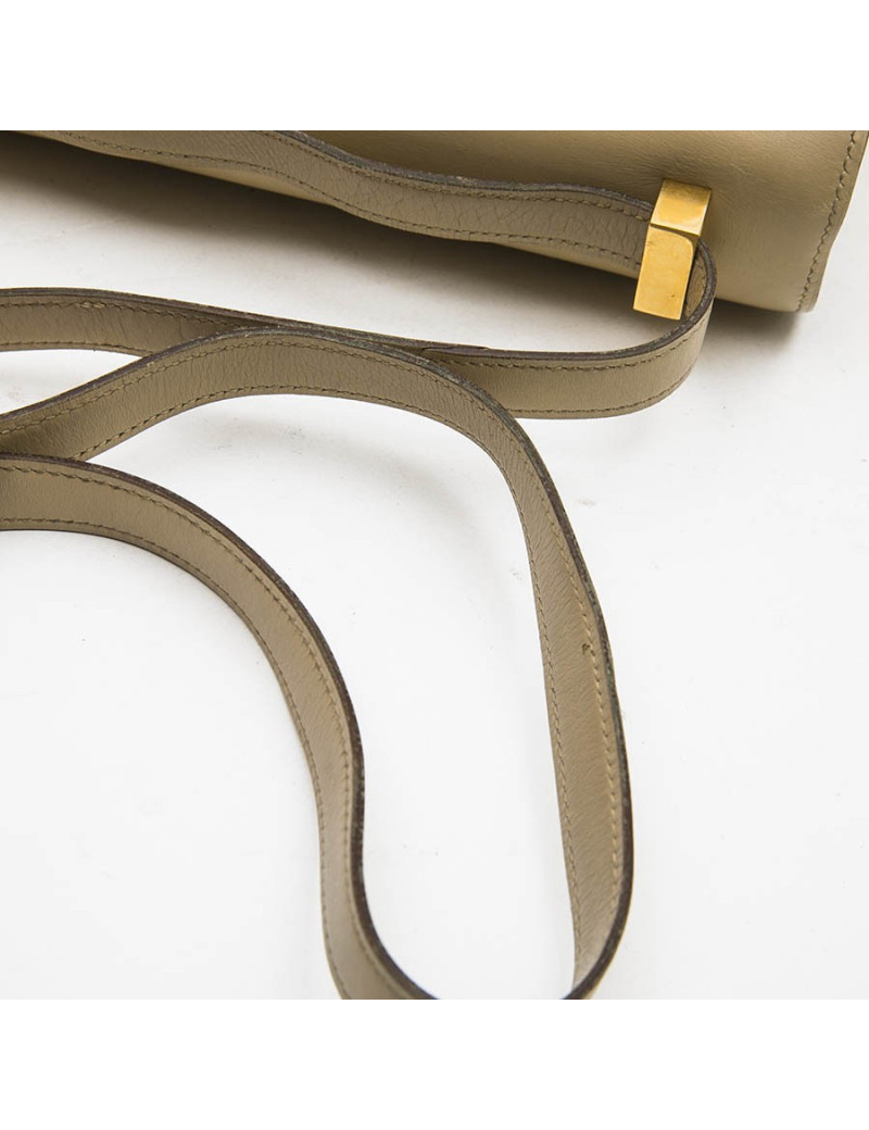 HERMES vintage 'Constance' bag in sand box leather