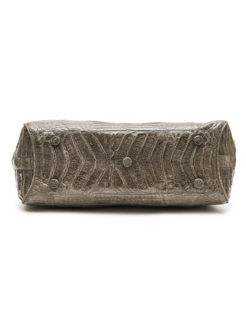  NANCY GONSALEZ bag in gray crocodile