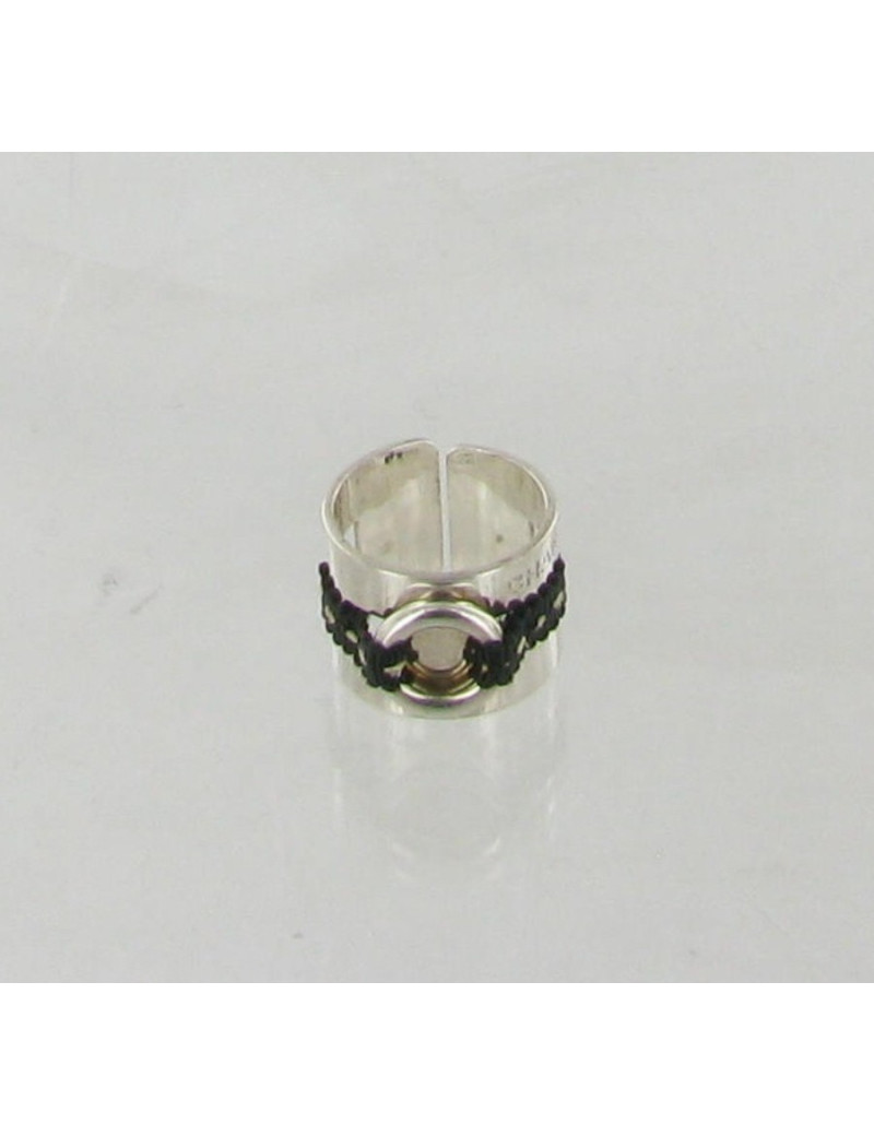 Massive silver ring CHANEL