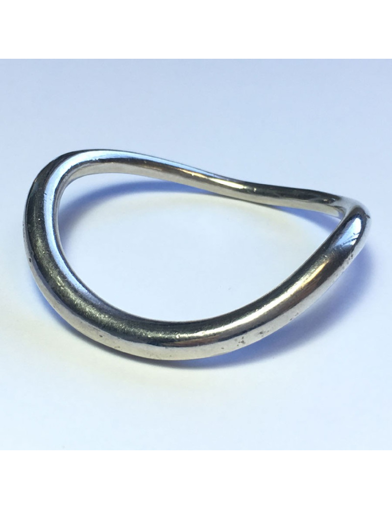 Boucles d'oreille clips CHANEL créoles en argent 925