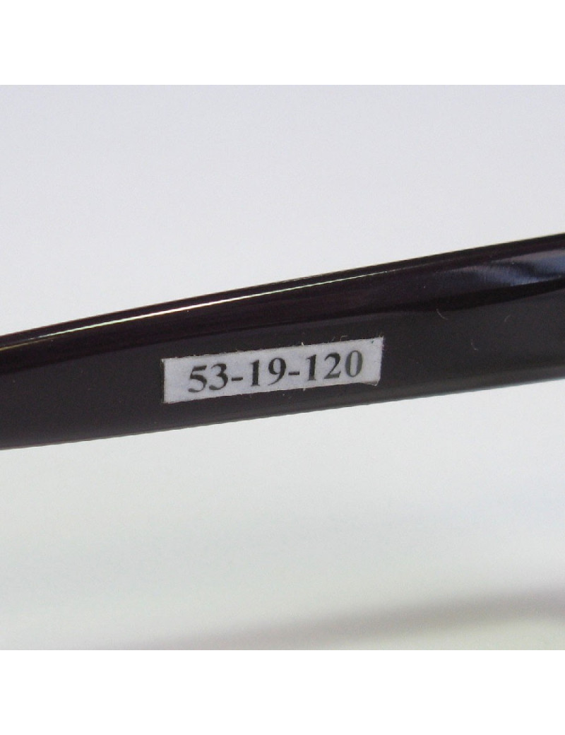 Lunettes de soleil YVES SAINT LAURENT en plastique noir mat, beige et violet