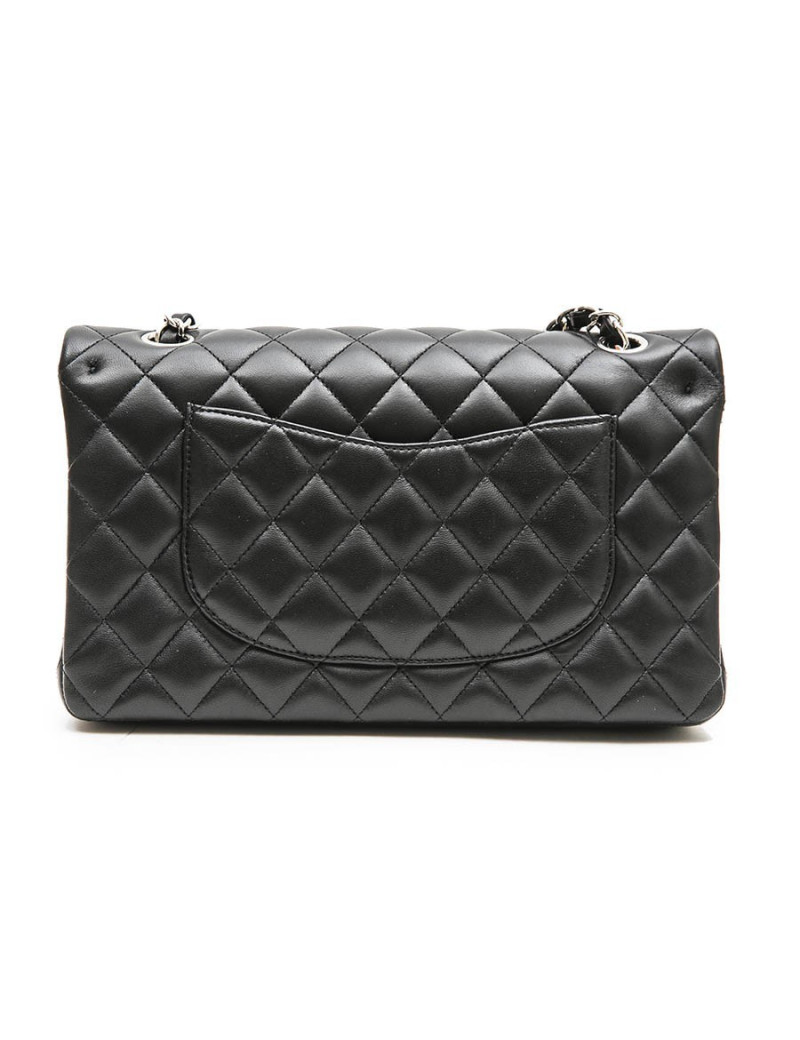 Sac CHANEL Timeless cuir d'agneau lisse noir