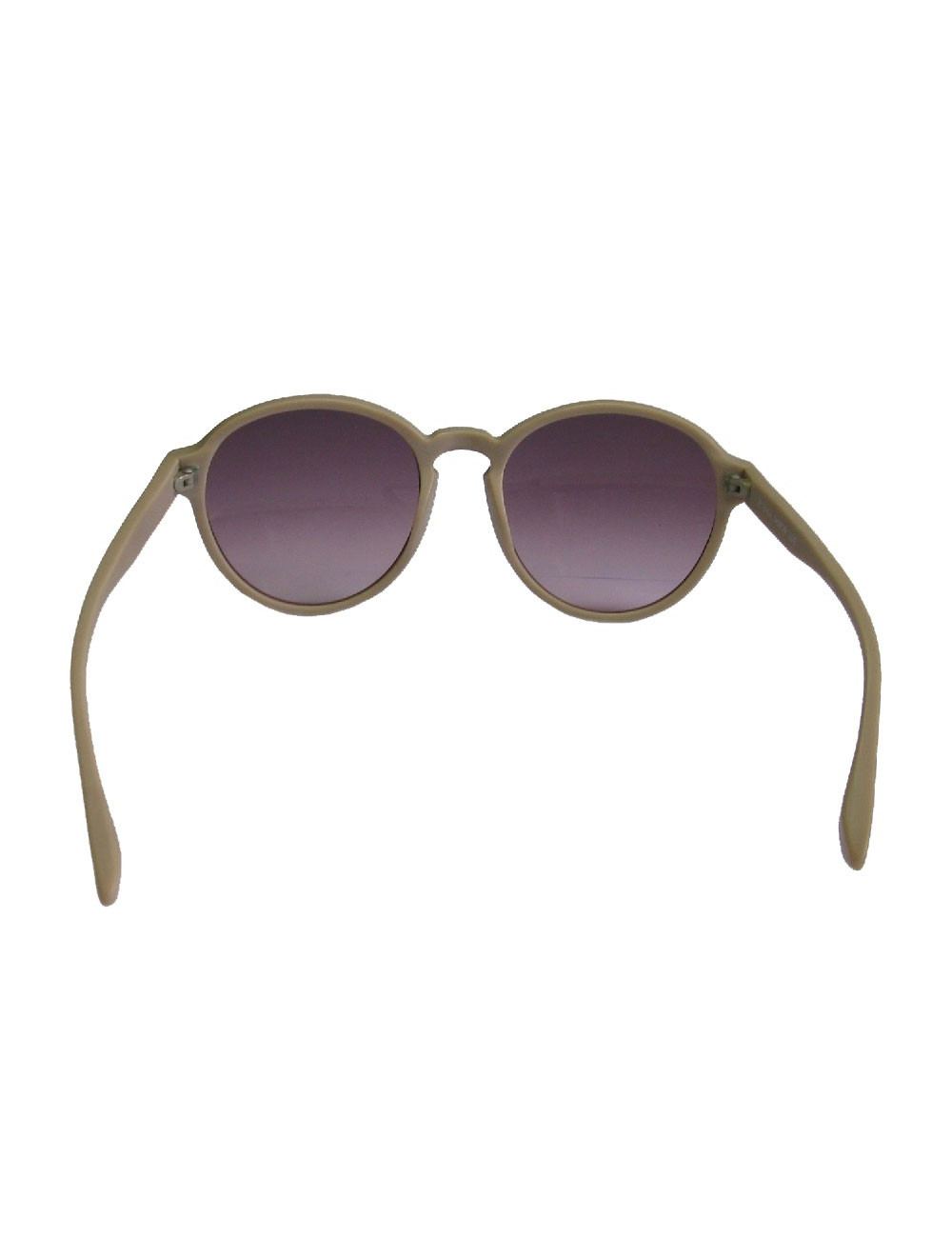 Lunettes de soleil LINDA FARROW LUXE en plastique beige foncé
