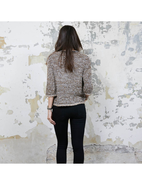 Gilet CHANEL T 36 en tricot multicolore