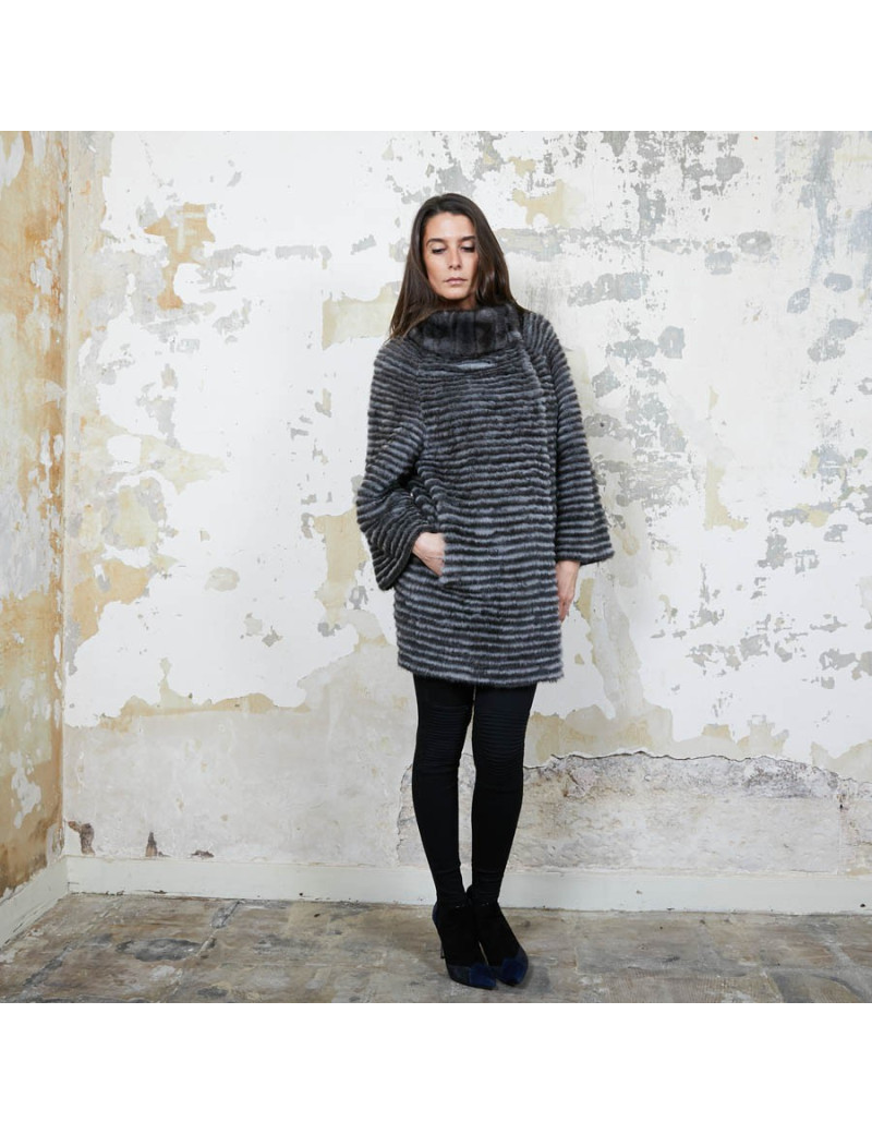 Manteau MAX &MOI en fourrure