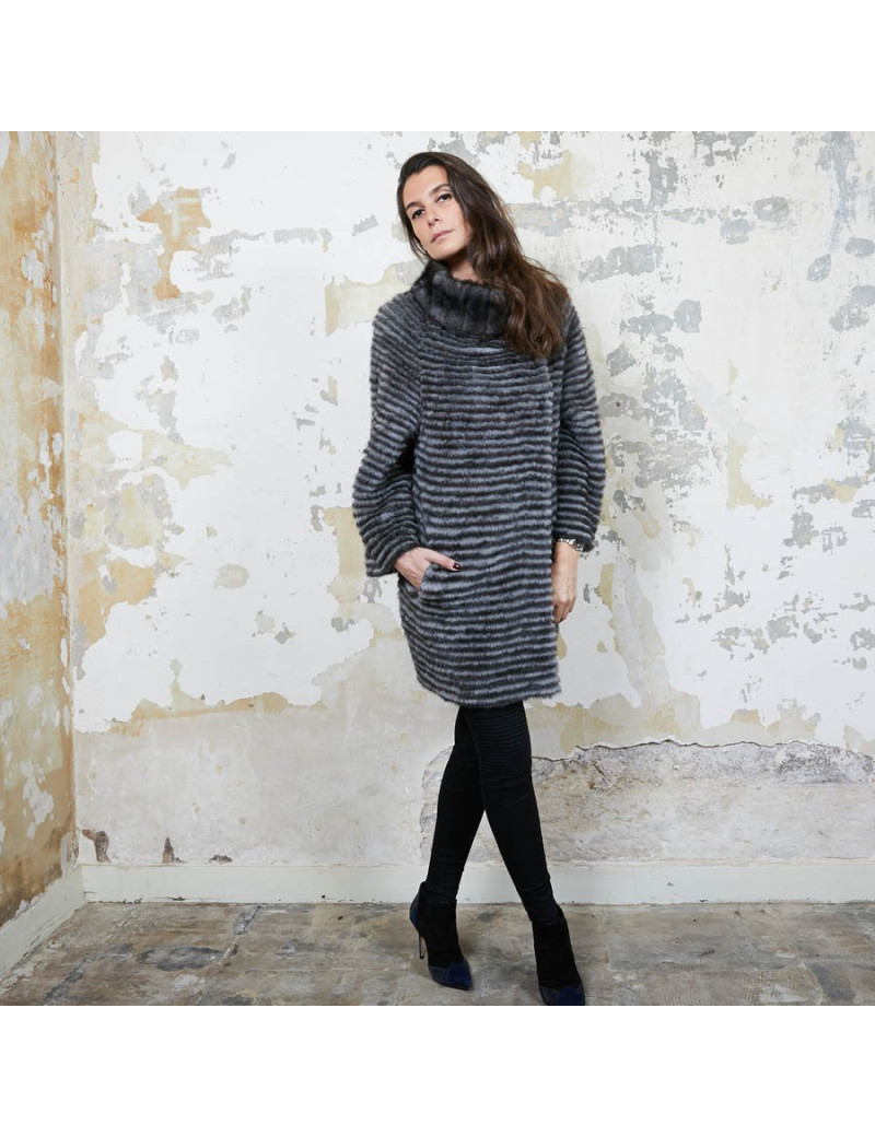 Manteau MAX &MOI en fourrure