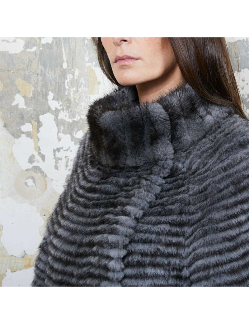 Manteau MAX &MOI  de MAX MARA en vison gris