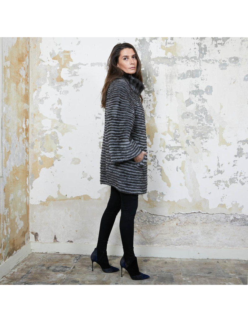 Manteau MAX &MOI en fourrure