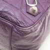 BALENCIAGA bag in purple aged leather