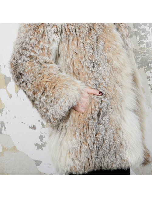 Veste en fourrure sans marque