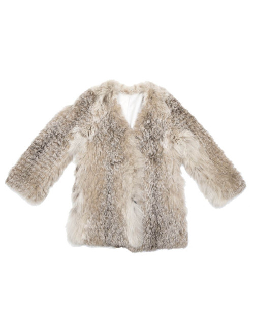 Veste en fourrure sans marque