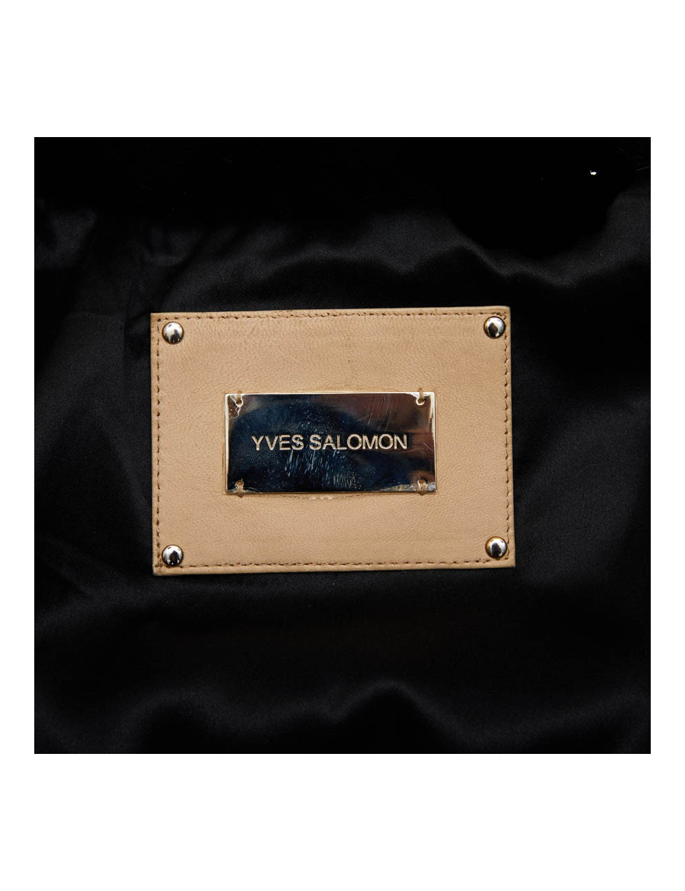 Veste YVES SALOMON vison rasé