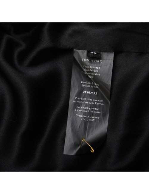 Veste YVES SALOMON vison rasé